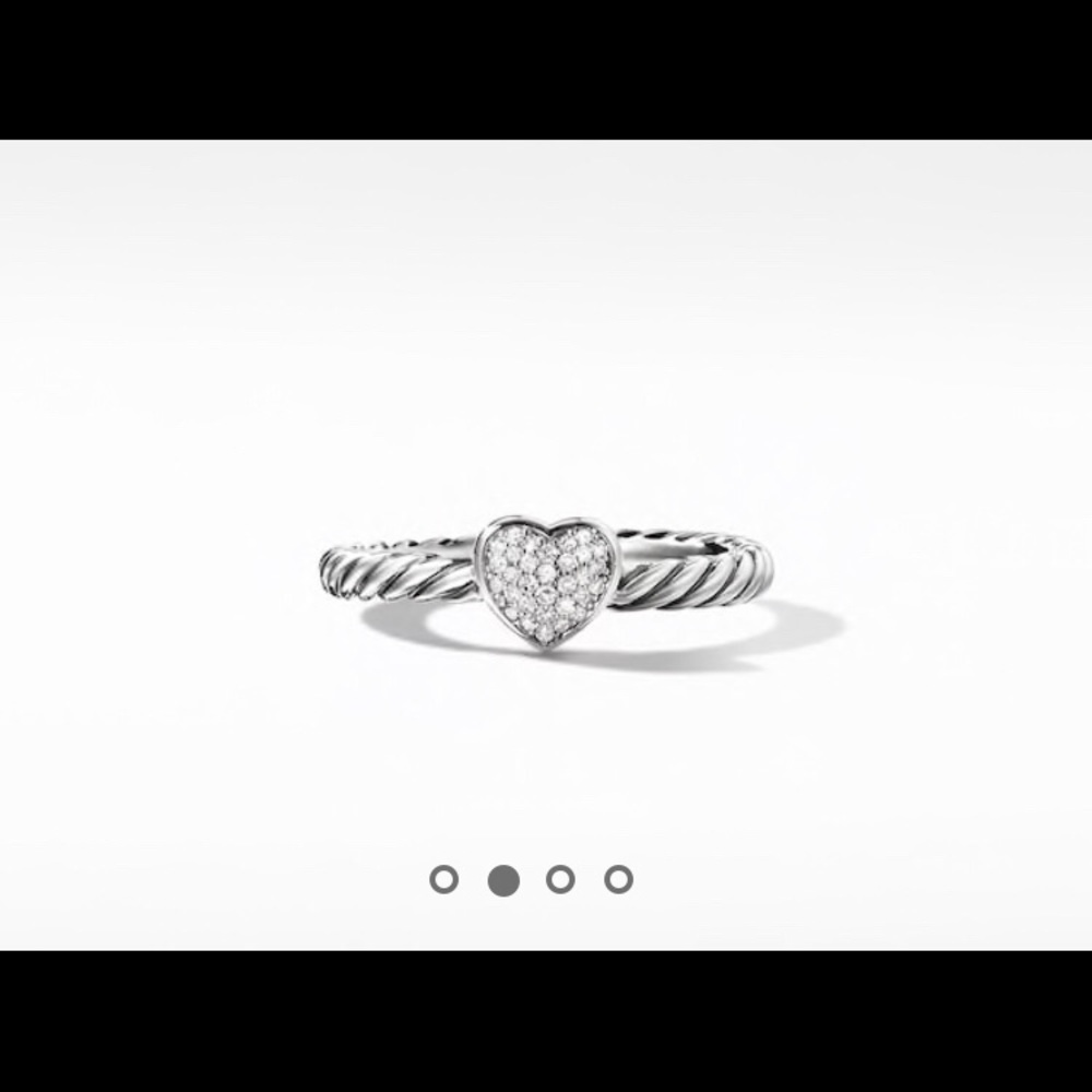 David Yurman Diamond Sterling Silver Ring